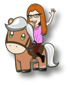 illustration d'un enfant sur un poney pour signifier l'activité initiation à l'équitation